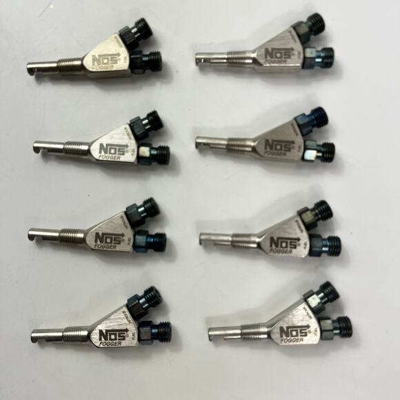 NOS 13716NOS Fogger Nozzle Stainless Blue Fittings Holley Nitrous 1/16 NPT - Picture 2 of 7